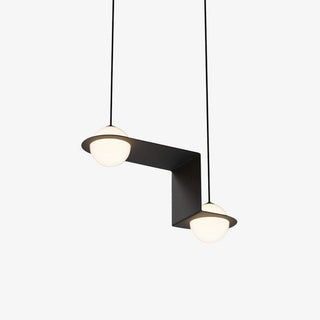 Selan Suspension en Verre Noir