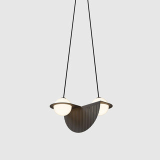 Selan Suspension en Verre Noir
