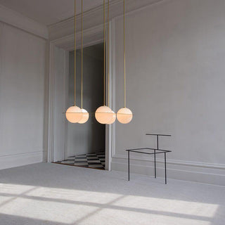 Selan Suspension en Verre Noir