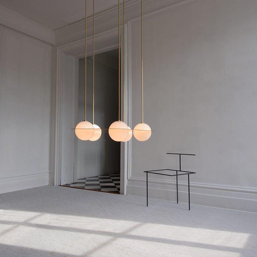 Selan Suspension en Verre Noir