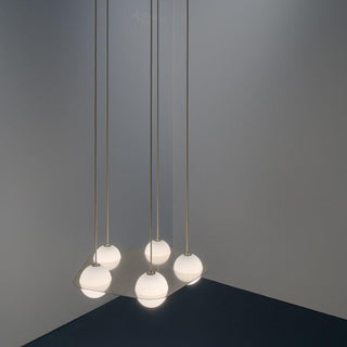 Selan Suspension en Verre Noir