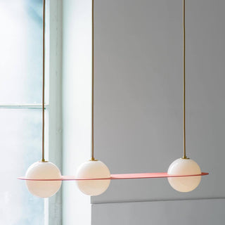 Selan Suspension en Verre Noir