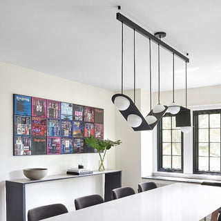 Selan Suspension en Verre Noir