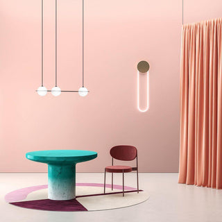 Mirere Lampe à suspension contemporaine noire