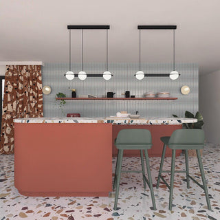 Selan Suspension en Verre Noir