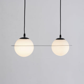 Selan Suspension en Verre Noir