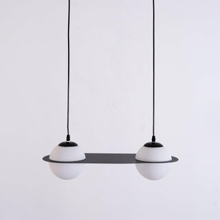 Selan Suspension en Verre Noir