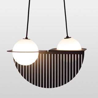 Mirere Lampe à suspension contemporaine noire