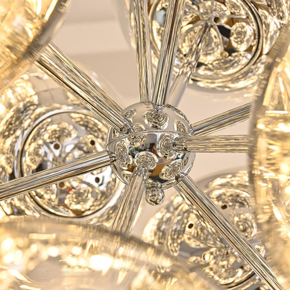 Esola Cluster Glass Pendant Light-Neutral Decor