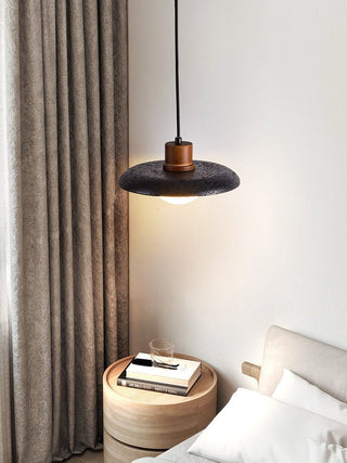 Podve Noir Travertin Suspension Minimaliste