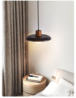 Podve Noir Travertin Suspension Minimaliste
