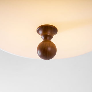 Layered Fabric Ceiling Light-Neutral Decor