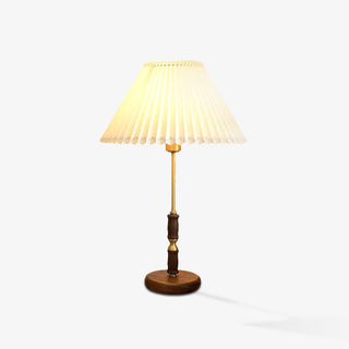 Vovenil Lampe de Table à Abat-Jour Plissé
