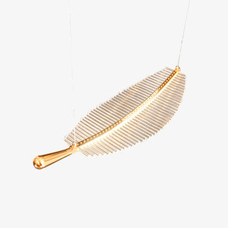 Lustra Lustre Leaf Acrylic Gold Elegant Modern