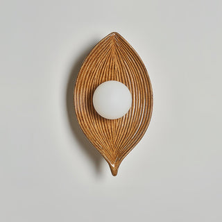 Zotalisra Applique Murale Résine Canoë Feuille