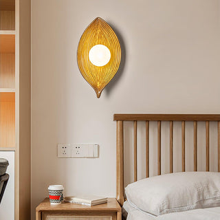 Zotalisra Applique Murale Résine Canoë Feuille