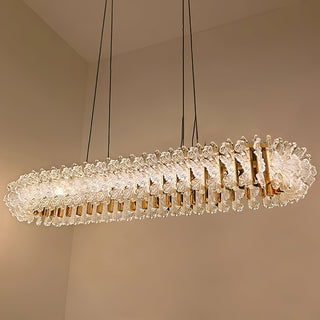 Lustre en Verre et Acrylique de Luxe Ulcarir Feuille