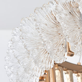 Lustre en Verre et Acrylique de Luxe Ulcarir Feuille