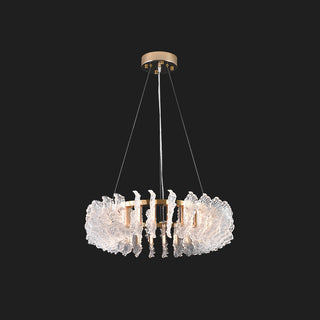 Lustre en Verre et Acrylique de Luxe Ulcarir Feuille