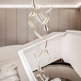 Lustra Lustre Leaf Acrylic Gold Elegant Modern