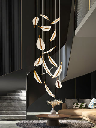 Lustra Lustre Leaf Acrylic Gold Elegant Modern