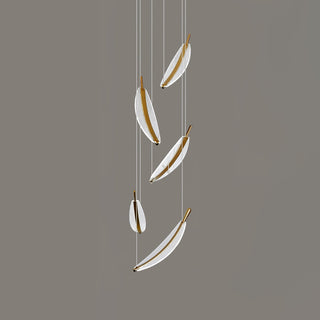 Lustra Lustre Leaf Acrylic Gold Elegant Modern