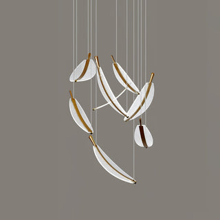 Lustra Lustre Leaf Acrylic Gold Elegant Modern