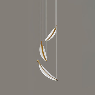 Lustra Lustre Leaf Acrylic Gold Elegant Modern