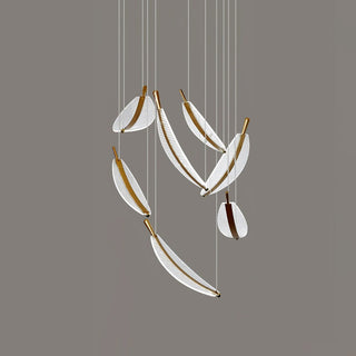 Lustra Lustre Leaf Acrylic Gold Elegant Modern