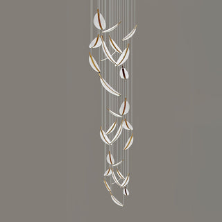 Lustra Lustre Leaf Acrylic Gold Elegant Modern