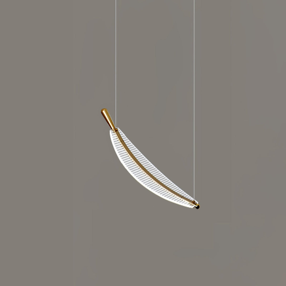 Joriane Lustre Leaf Acrylic Gold Elegant Modern