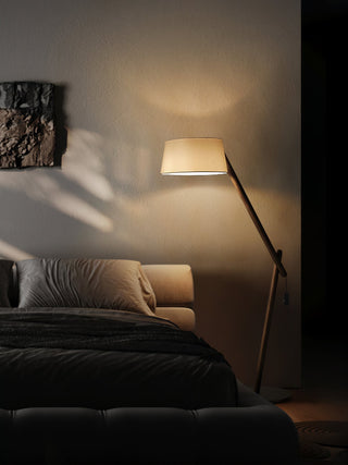 Cethar Lampadaire en Tissu Scandinavien
