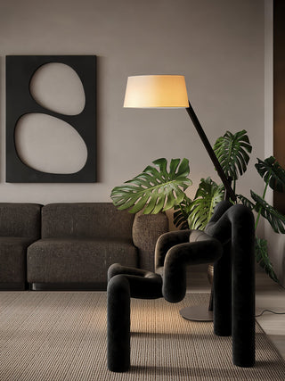 Cethar Lampadaire en Tissu Scandinavien