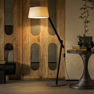 Cethar Lampadaire en Tissu Scandinavien
