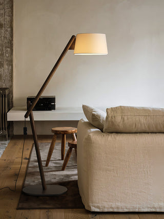 Cethar Lampadaire en Tissu Scandinavien