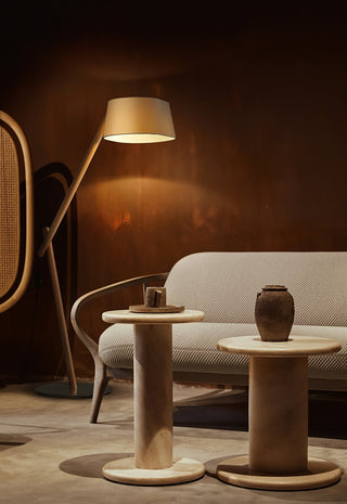 Cethar Lampadaire en Tissu Scandinavien