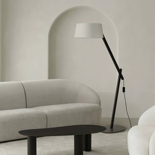 Cethar Lampadaire en Tissu Scandinavien