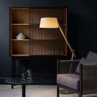 Cethar Lampadaire en Tissu Scandinavien