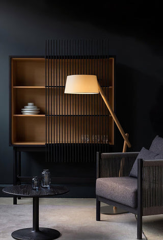 Cethar Lampadaire en Tissu Scandinavien
