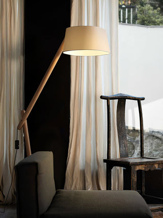 Cethar Lampadaire en Tissu Scandinavien