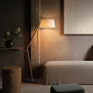 Cethar Lampadaire en Tissu Scandinavien