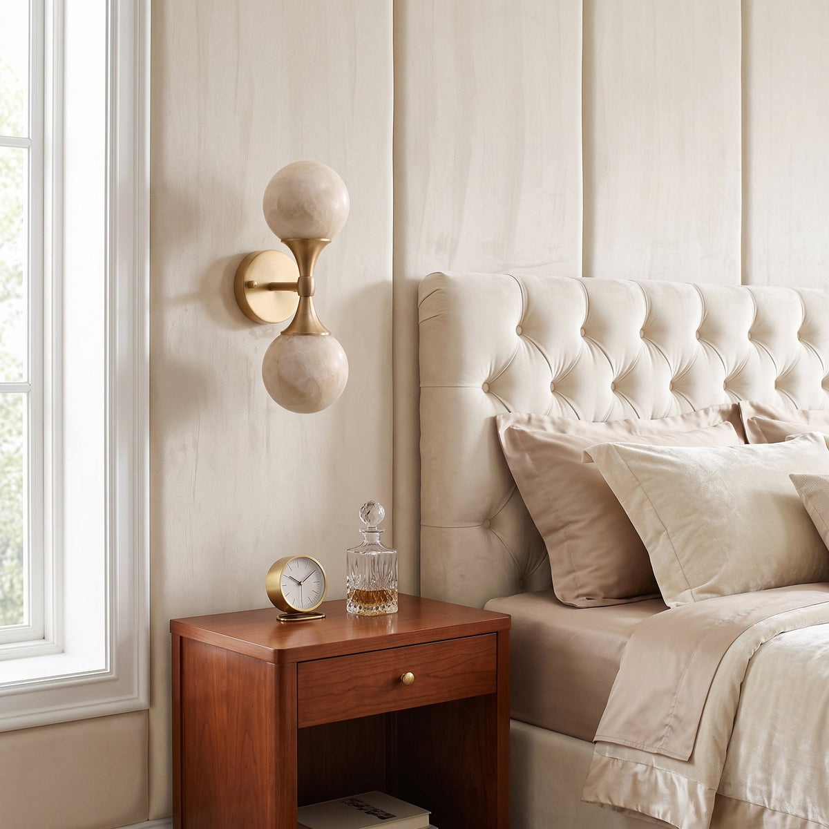Ulverford Applique Murale Double En Albâtre – vue 4