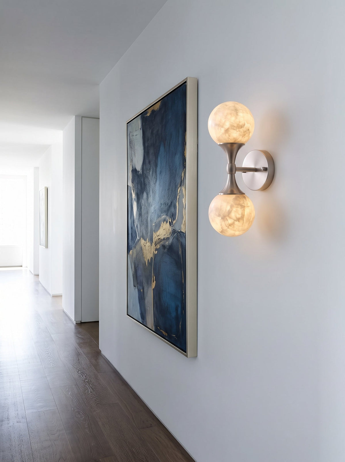 Ulverford Applique Murale Double En Albâtre – vue 11