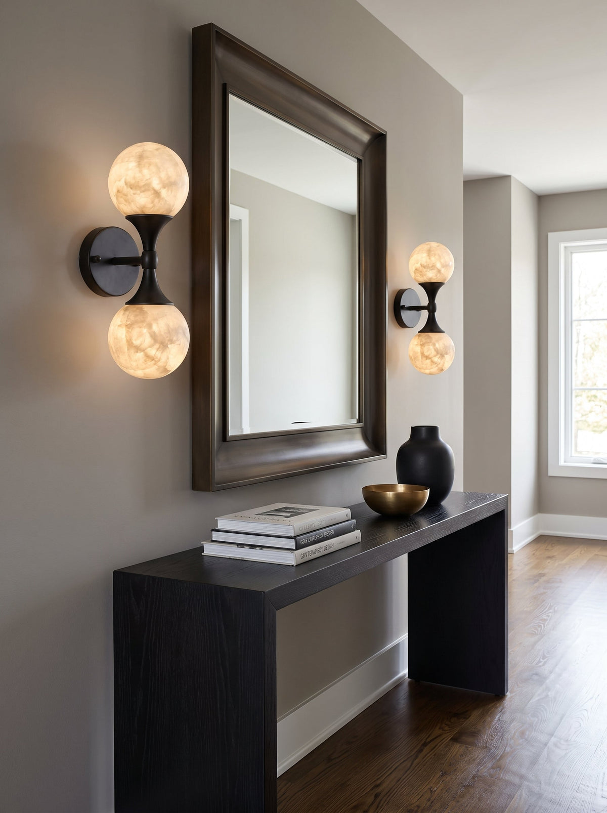 Ulverford Applique Murale Double En Albâtre – vue 12
