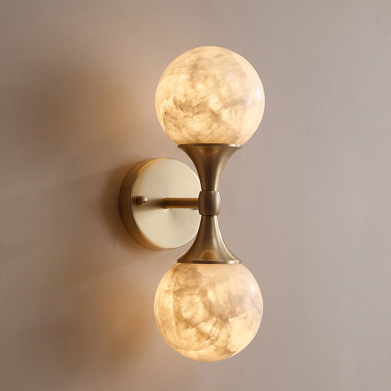 Ulverford Applique Murale Double En Albâtre