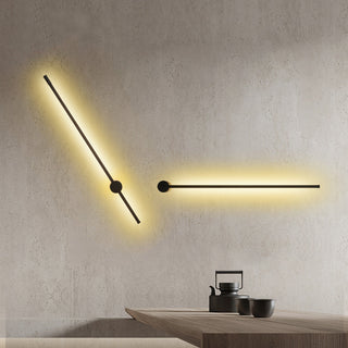 Sirixen Applique Murale Intérieure LED Moderne. Rotative. Métal. Noir. Salon-Luire