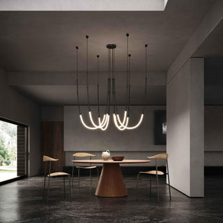 Lustra Lustre Leda LED Flexible Moderne Sculptural