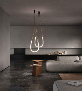 Lustra Lustre Leda LED Flexible Moderne Sculptural
