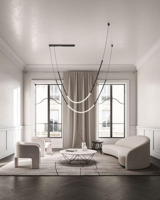 Lustra Lustre Leda LED Flexible Moderne Sculptural