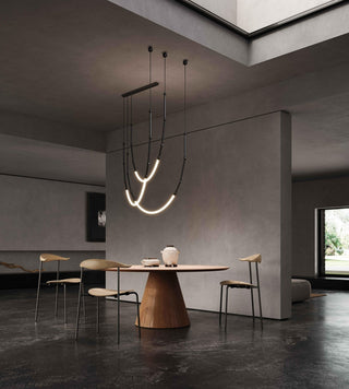 Lustra Lustre Leda LED Flexible Moderne Sculptural